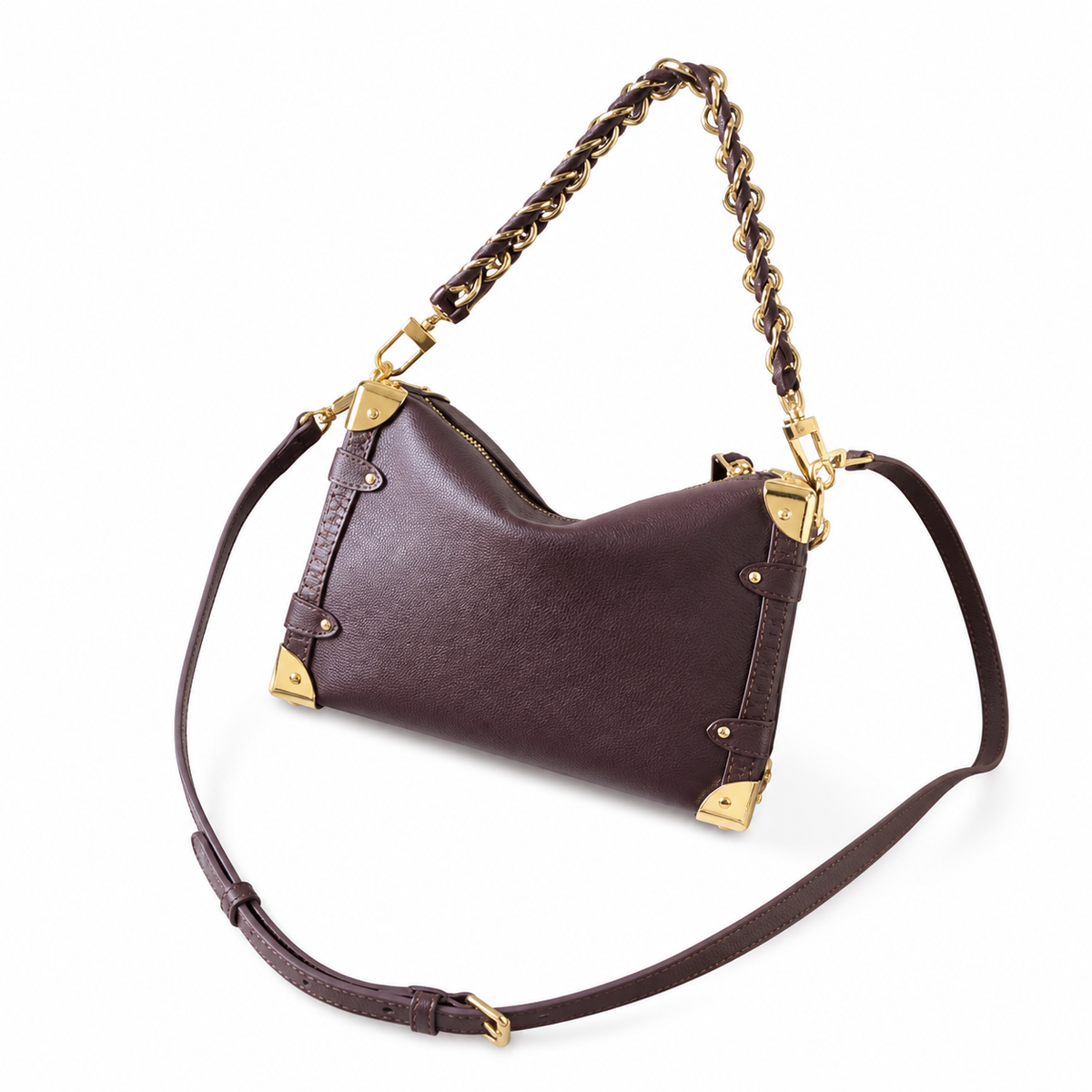 LV Style Vertical Crossbody Bag | 16×8.5×23.5cm | Luxury Designer Inspired Hobo Shoulder Bag