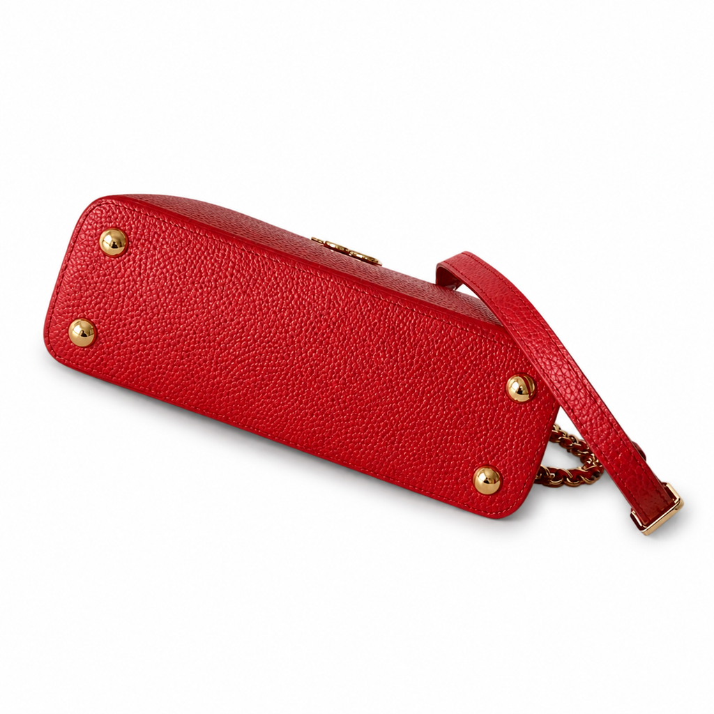 Louis Vuitton LV Monogram Premium Leather Crossbody Bag | 27×17.6×9cm Luxury Handbag