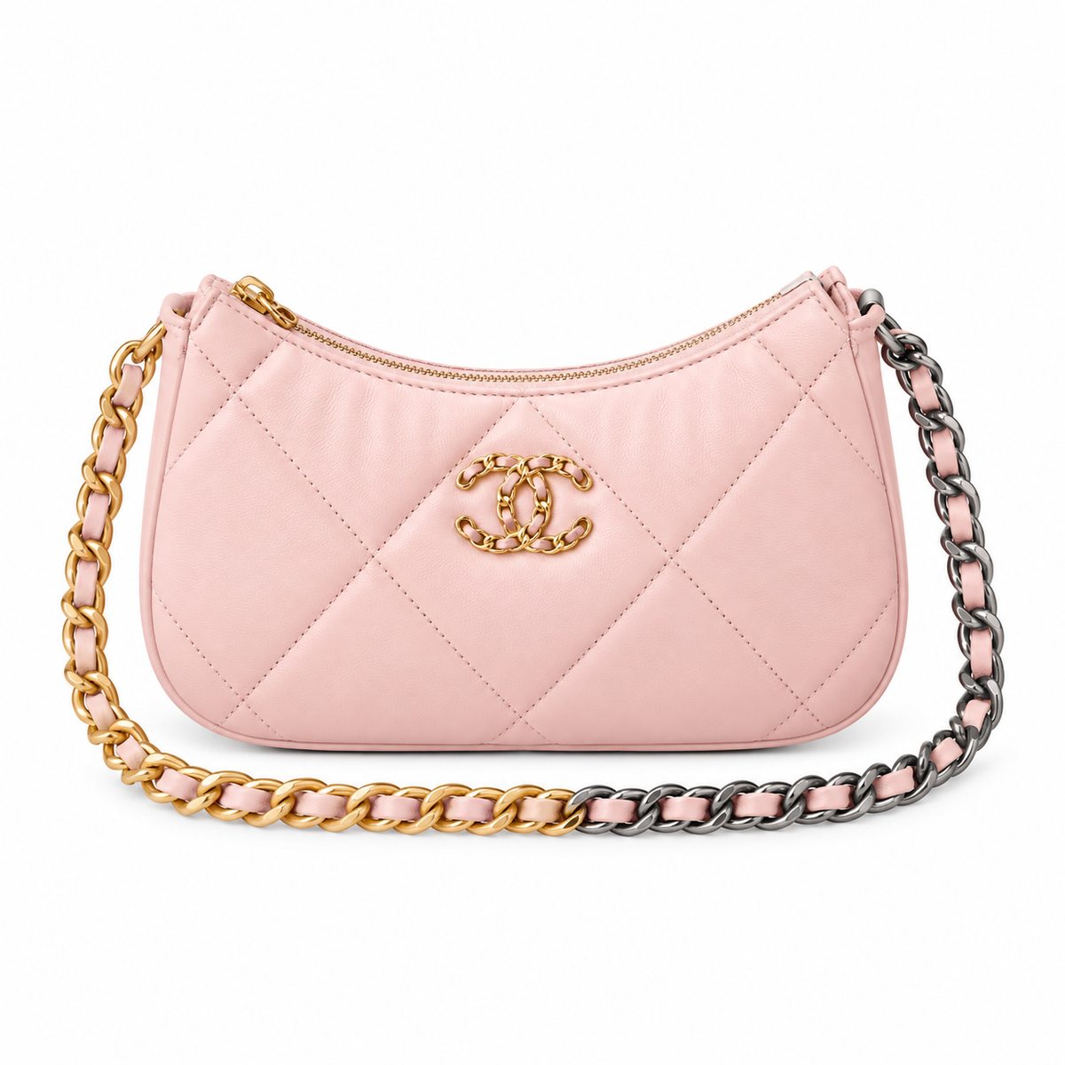 Chanel Quilted Leather Clutch-Style Chain Shoulder