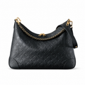 LV Marshmallow Hobo Monogram Empreinte Leather Black Shoulder Bag