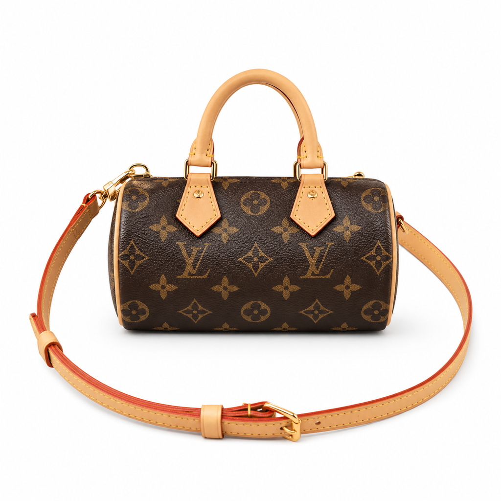 Louis Vuitton LV Monogram Nano Bucket Crossbody Bag | 10.5×11.5×18cm Luxury Handbag