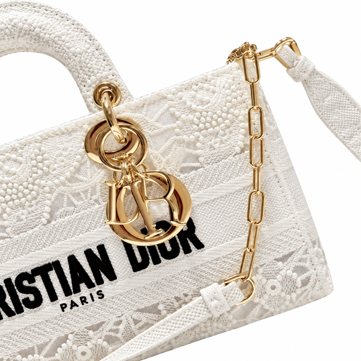Dior Cannage Quilted Long Crossbody Bag 26cm