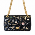 Chanel Wide Quilted Crossbody Bag 25cm
