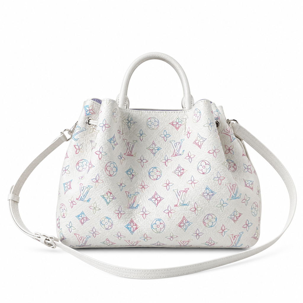 Louis Vuitton Classic Structured Hobo Shoulder Bag 32x23x13cm