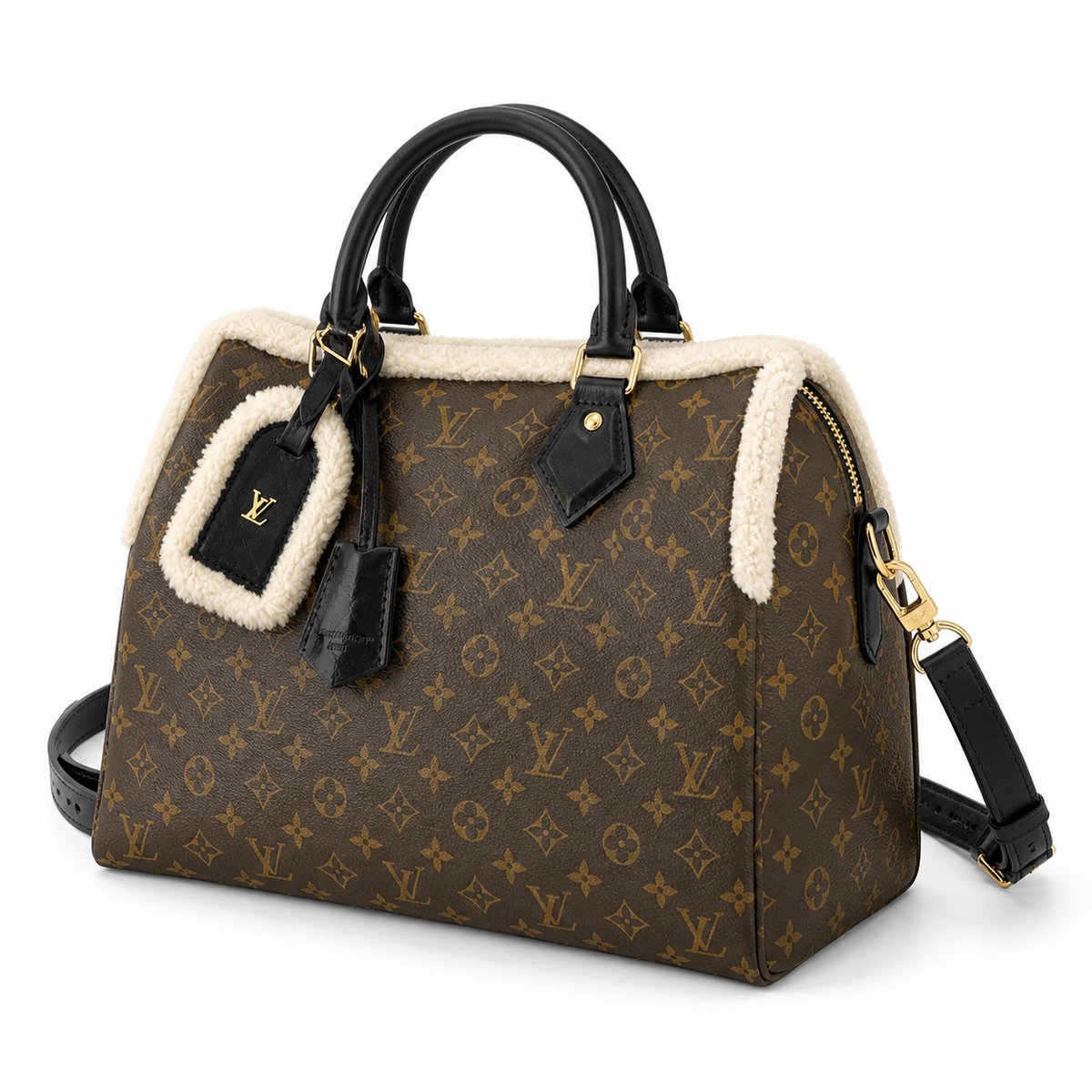 Louis Vuitton Classic Maxi Tall Shoulder Bag 21×17×30cm