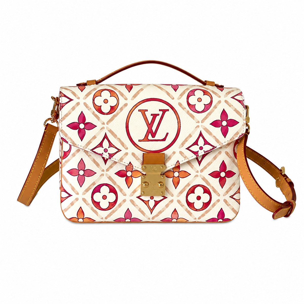 Louis Vuitton Classic Balanced Square Crossbody Bag 25x19x7cm
