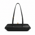 Chanel CC Smooth Calfskin Cylinder Bowling Bag | Gold CC Clasp — 36cm