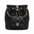 Chanel Classic Quilted Mini Backpack | CC Hardware Chain Detail — 16.5cm