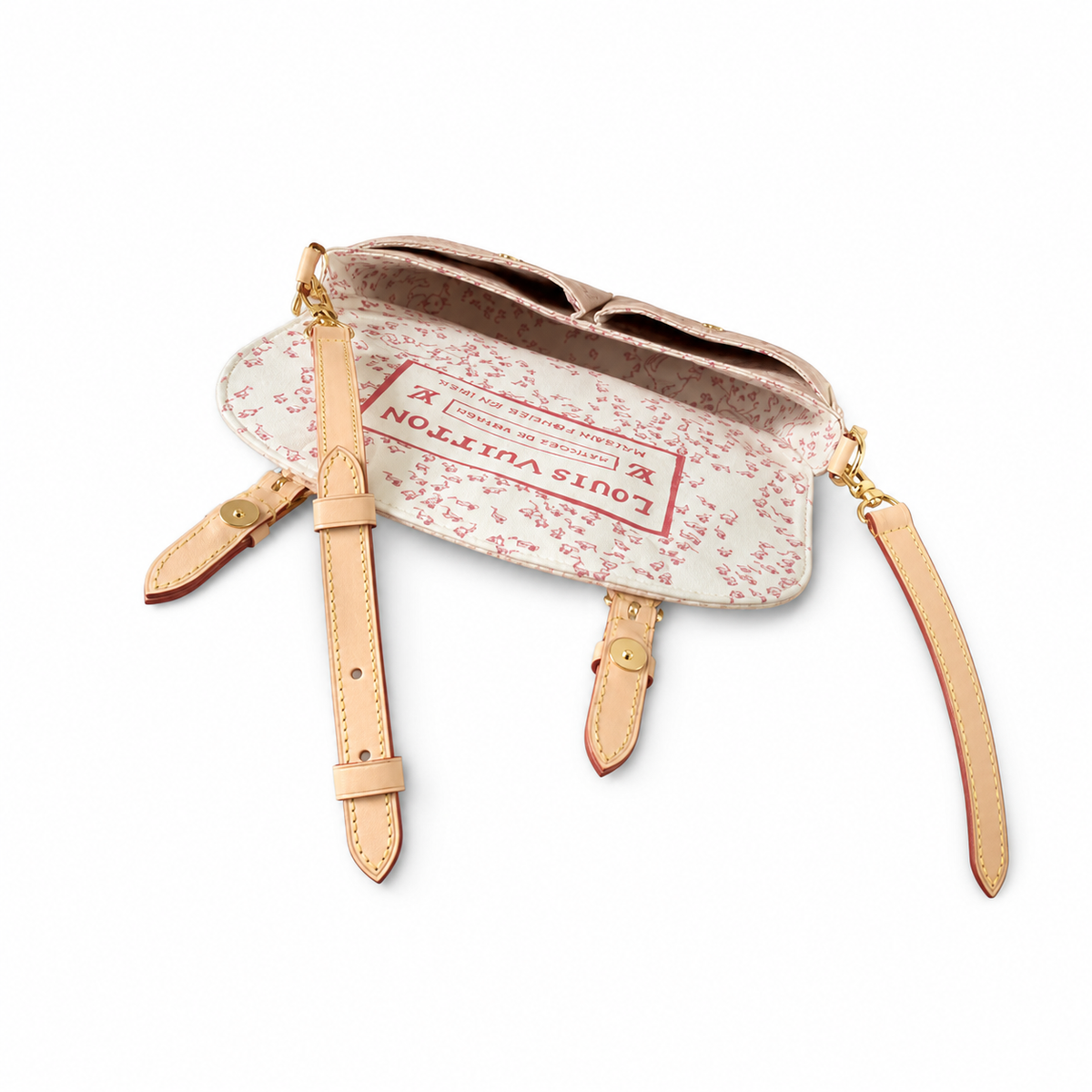 LV Style Slim Tall Crossbody Bag | 21×7×30cm | Luxury Designer Inspired Baguette Shoulder Bag