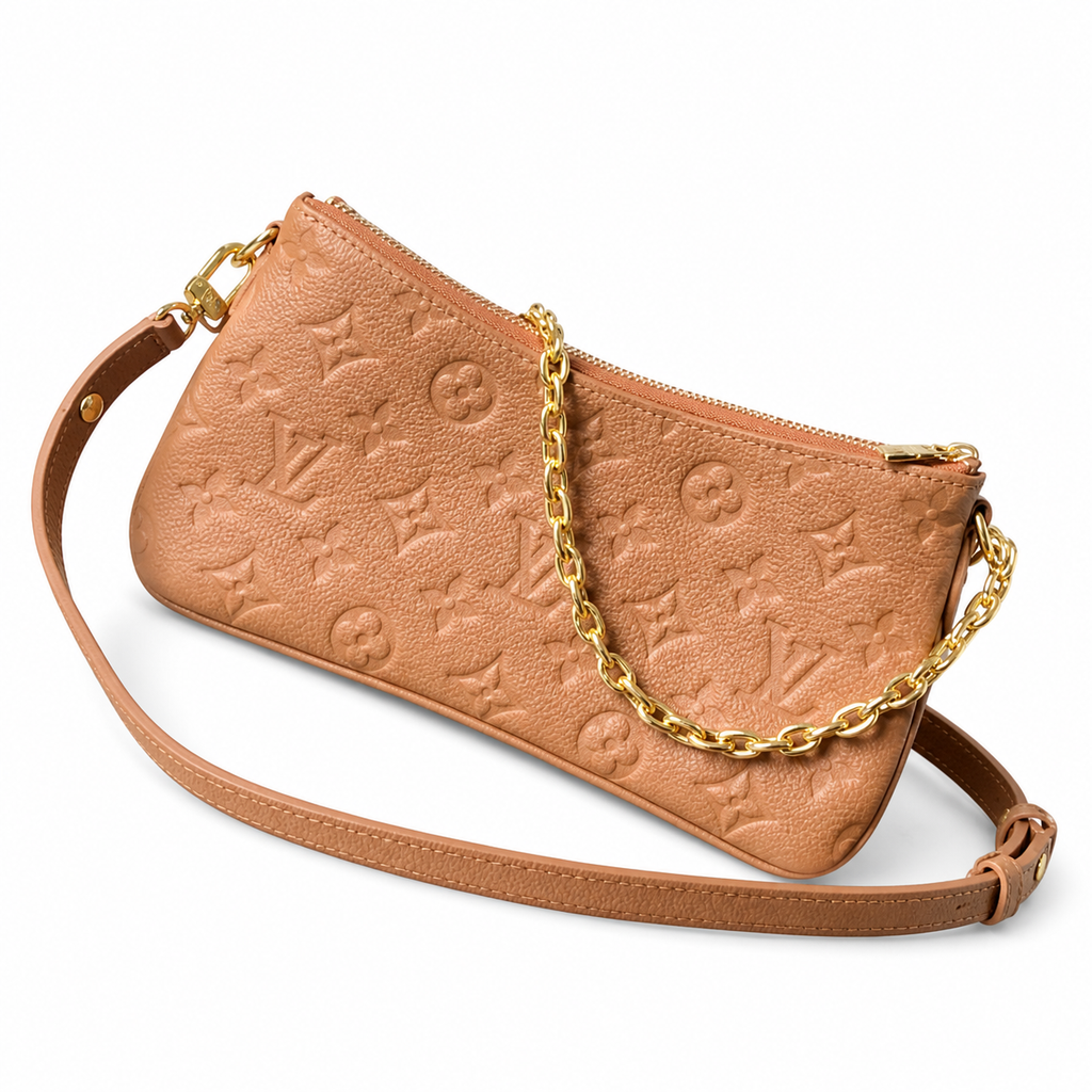 Louis Vuitton Classic Sleek Flat Crossbody Bag 24x13x6.5cm