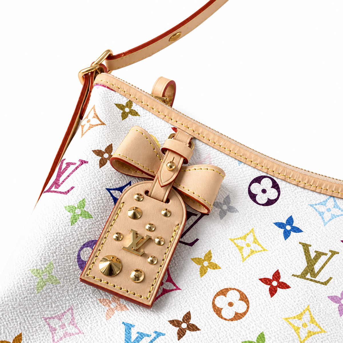 Louis Vuitton Classic Wide Structured Shoulder Bag 39×20×13cm