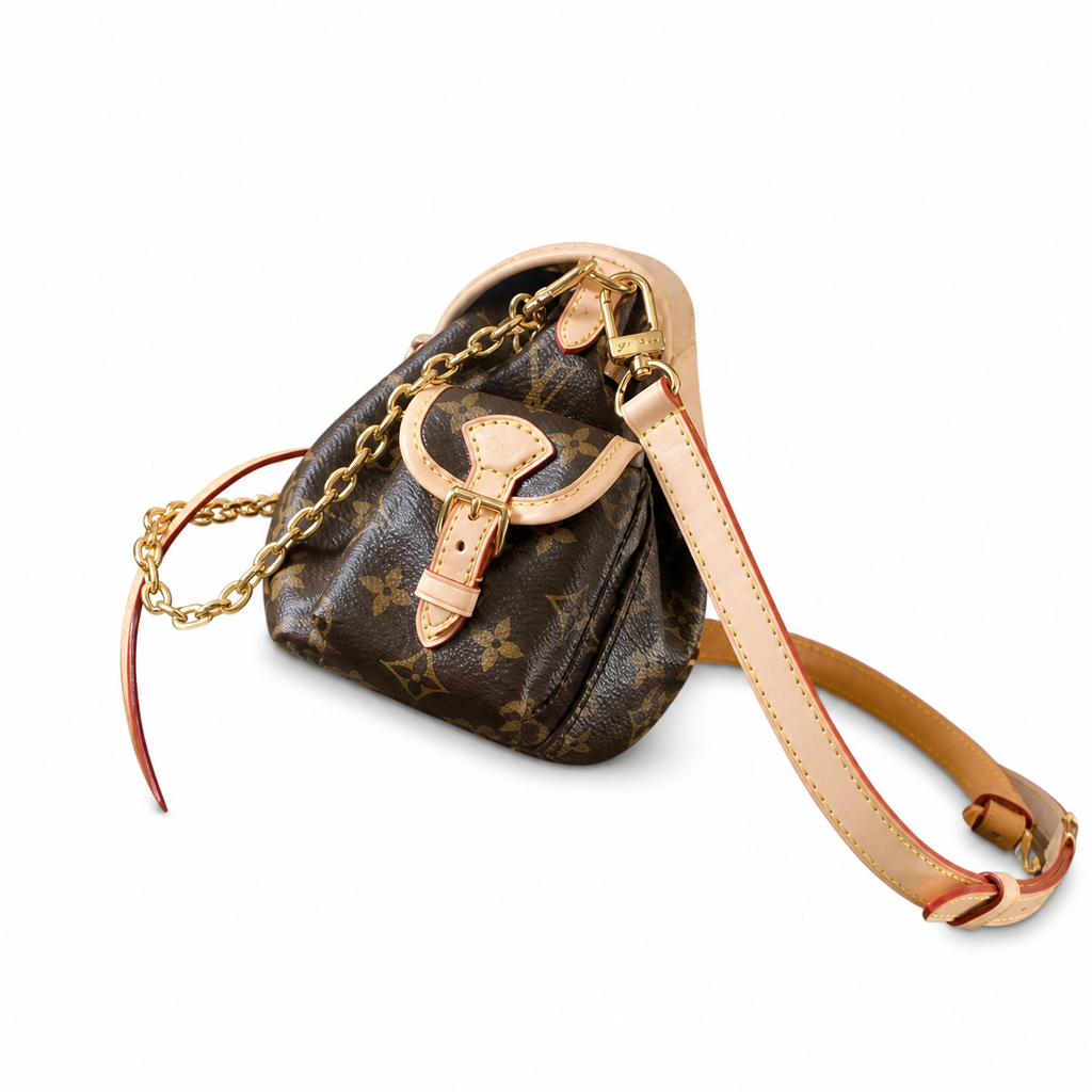 Louis Vuitton Classic Tall Bucket Crossbody Bag 17×12×27cm