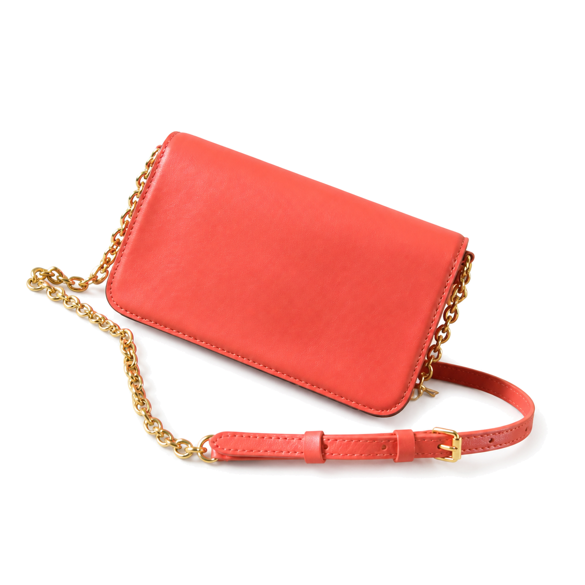 LV LockMe Tender Smooth Calfskin Coquelicot Poppy Red Gold LV Turn-Lock White Flower Charm Chain Crossbody Bag