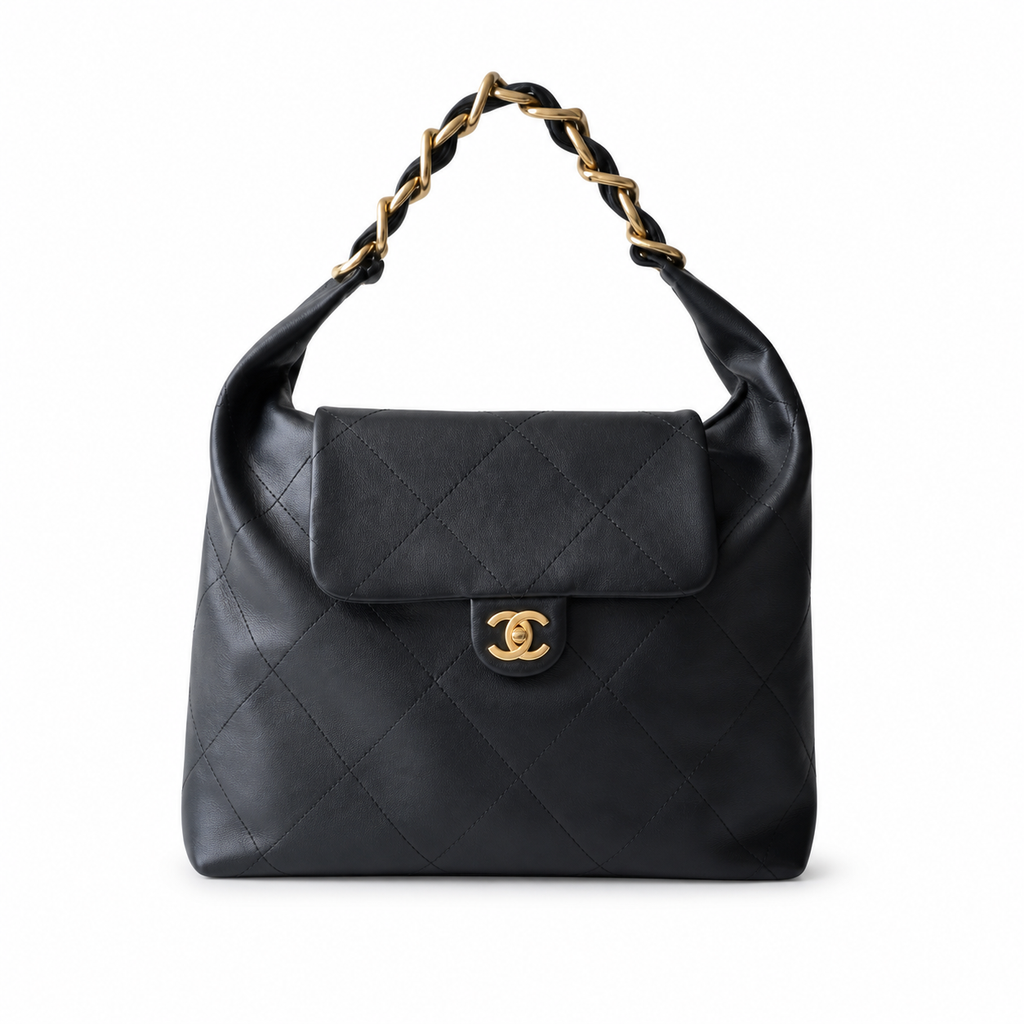 Chanel Diamond-Quilted Oversized Shoulder Tote Bag