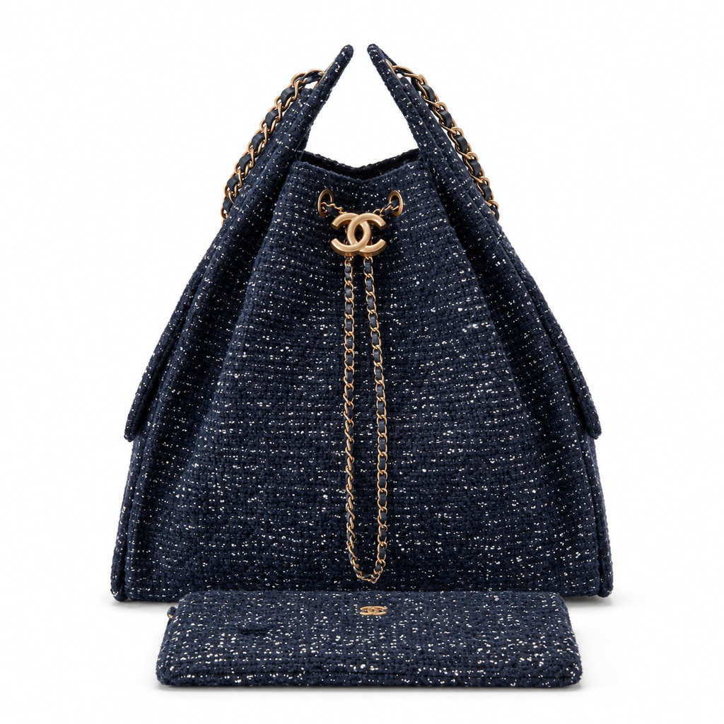 Chanel Quilted Leather Spacious Chain Shoulder Bag