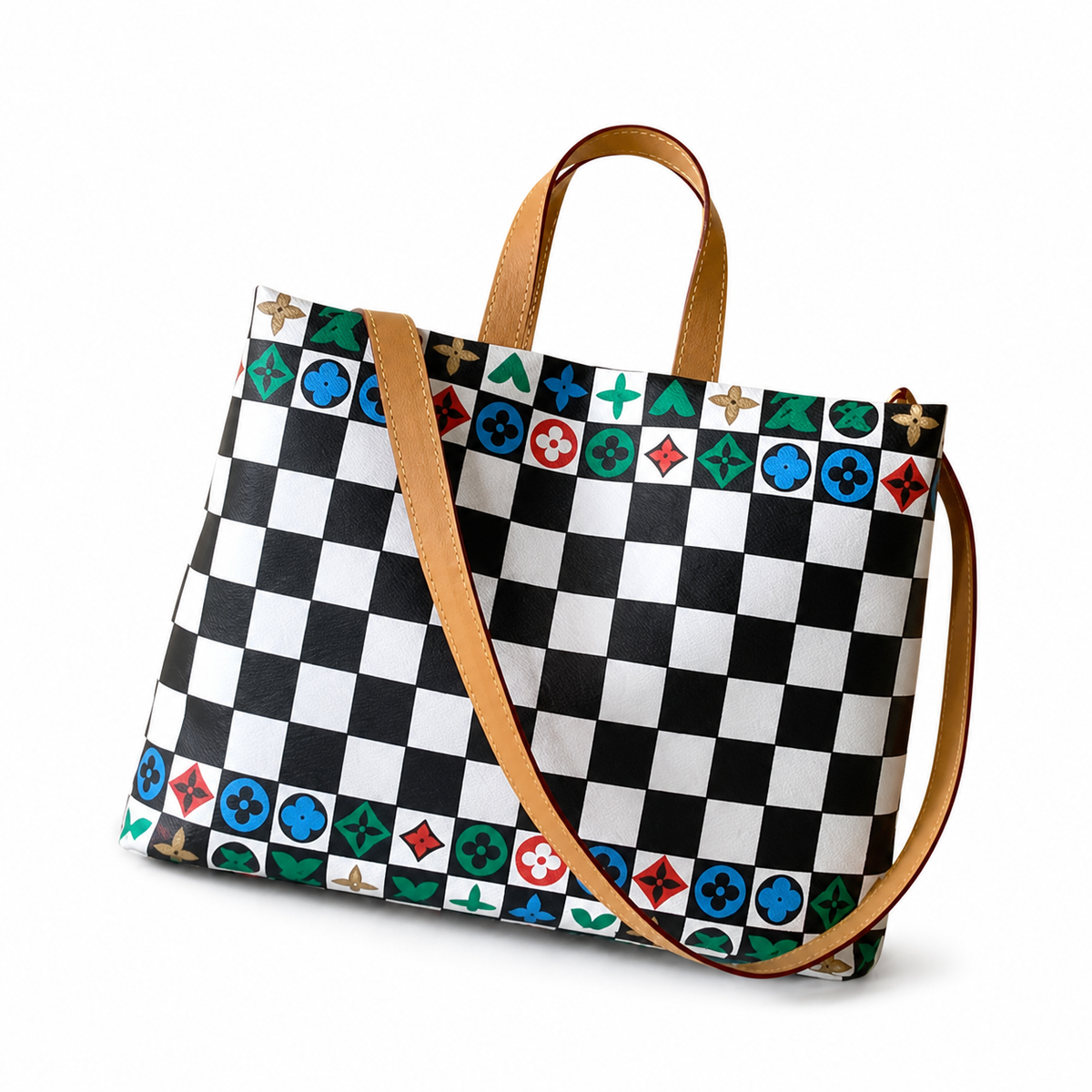 Louis Vuitton Classic Oversized Square Tote Bag 40x32x16cm
