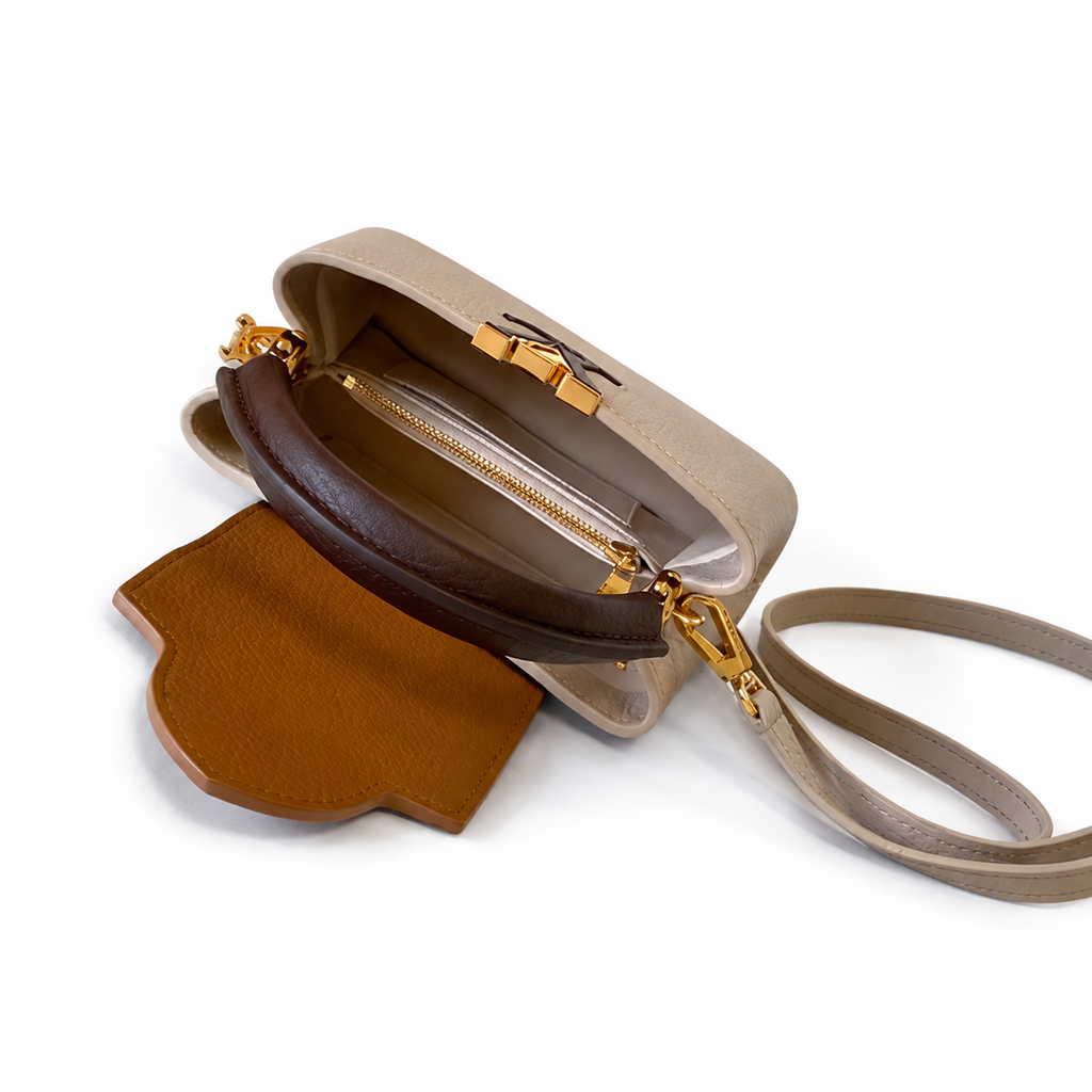 Louis Vuitton LV Monogram Structured Flap Crossbody Bag | 27×17.3×9cm Luxury Handbag