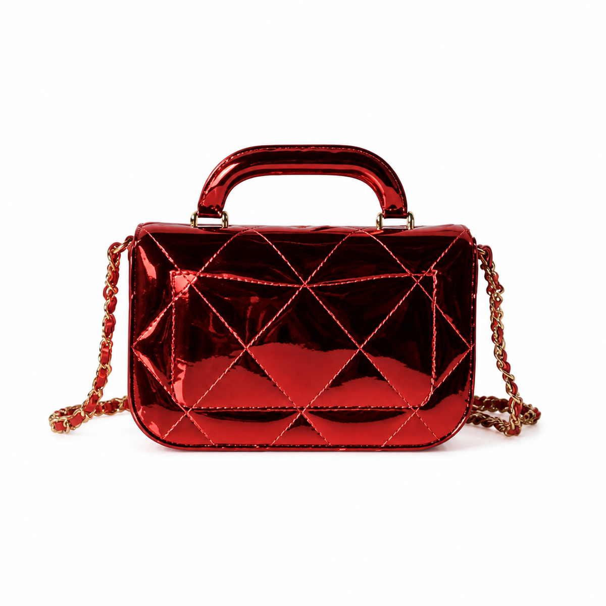 Chanel Quilted Leather Convertible Chain Crossbody