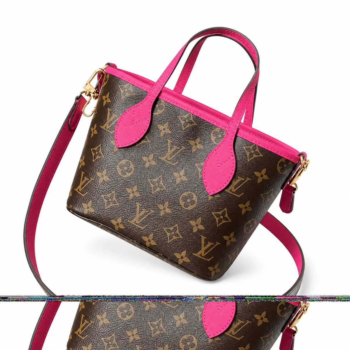 Louis Vuitton Classic Baguette Barrel Crossbody Bag 16.5x11x26.5cm