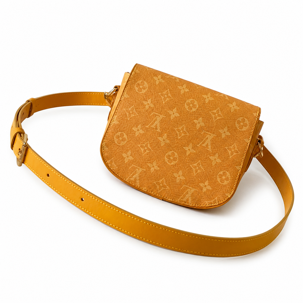 Louis Vuitton LV Monogram Pochette Crossbody Bag | 20×17×7cm Luxury Handbag