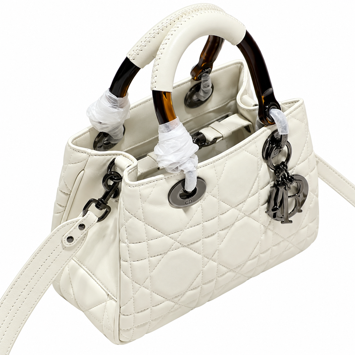 Dior Cannage Quilted Weekend Crossbody Bag 24cm