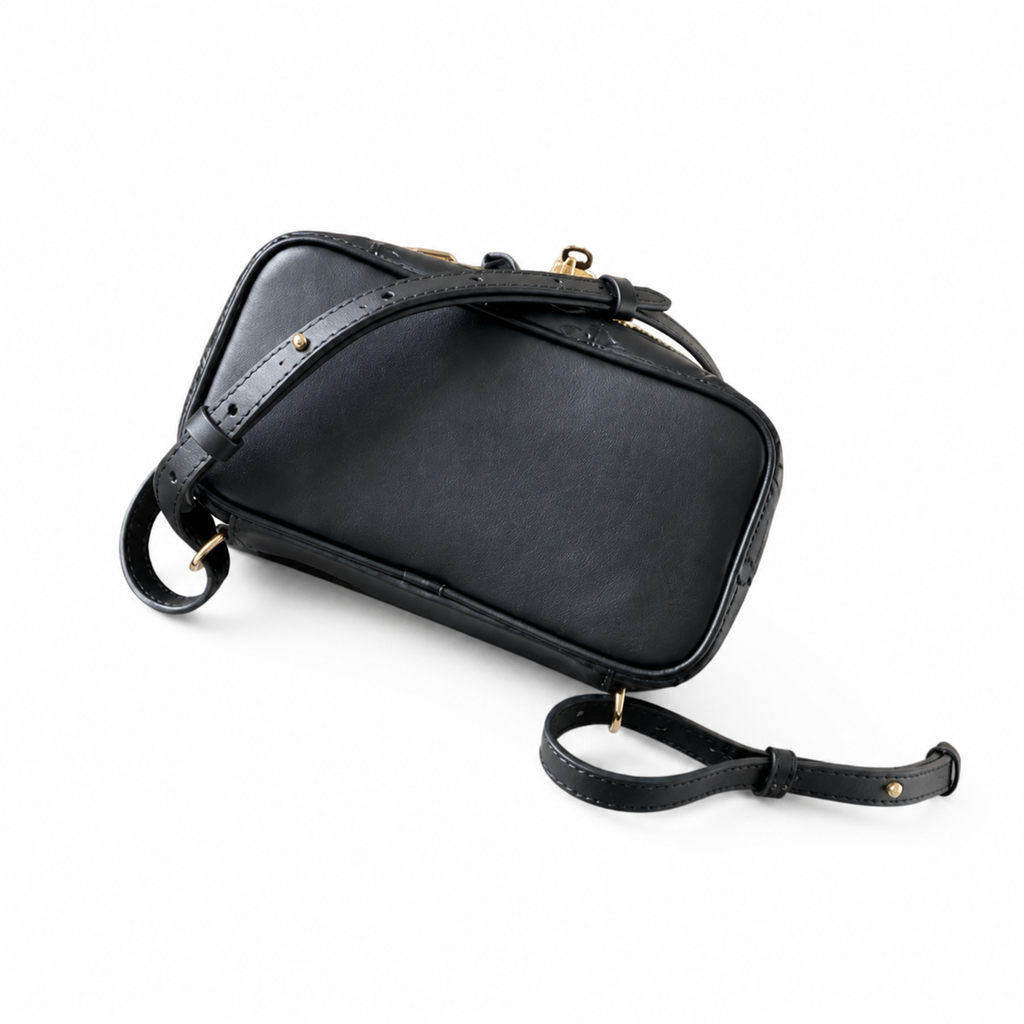LV Montsouris BB Monogram Empreinte Leather Backpack Black
