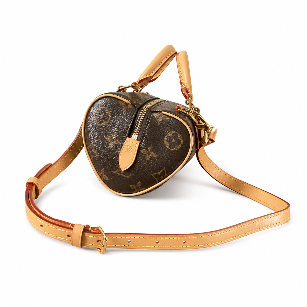 Louis Vuitton LV Monogram Nano Bucket Crossbody Bag | 10.5×11.5×18cm Luxury Handbag