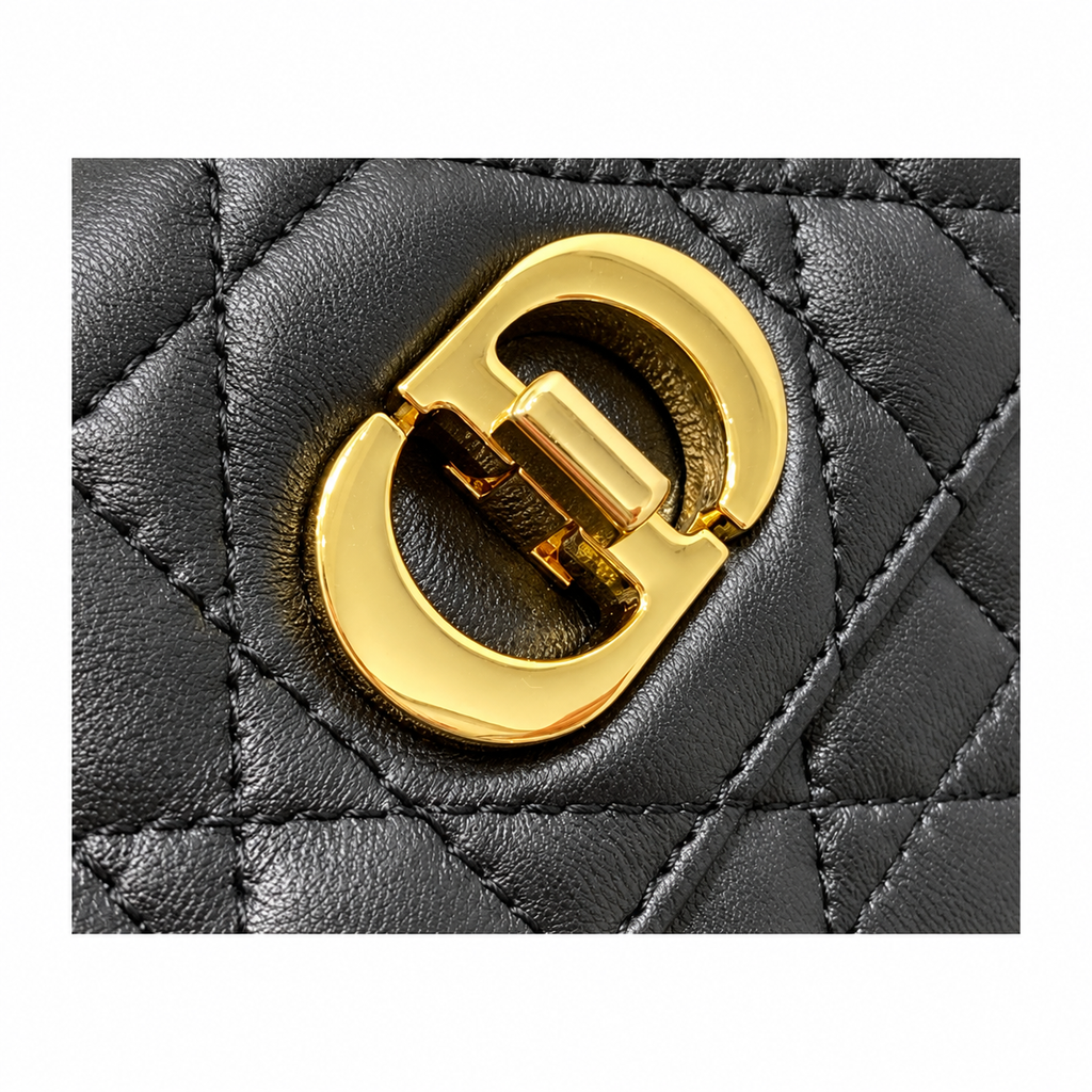 Dior Cannage Quilted Box Crossbody Bag 17.3cm