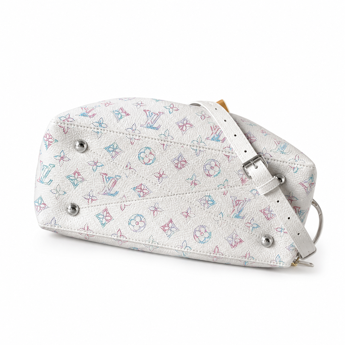 Louis Vuitton Classic Structured Hobo Shoulder Bag 32x23x13cm