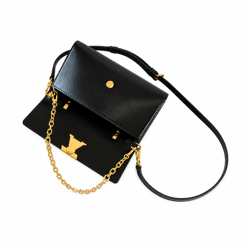 Louis Vuitton Classic Ultra-Slim Vertical Column Crossbody Bag 12x4x23cm