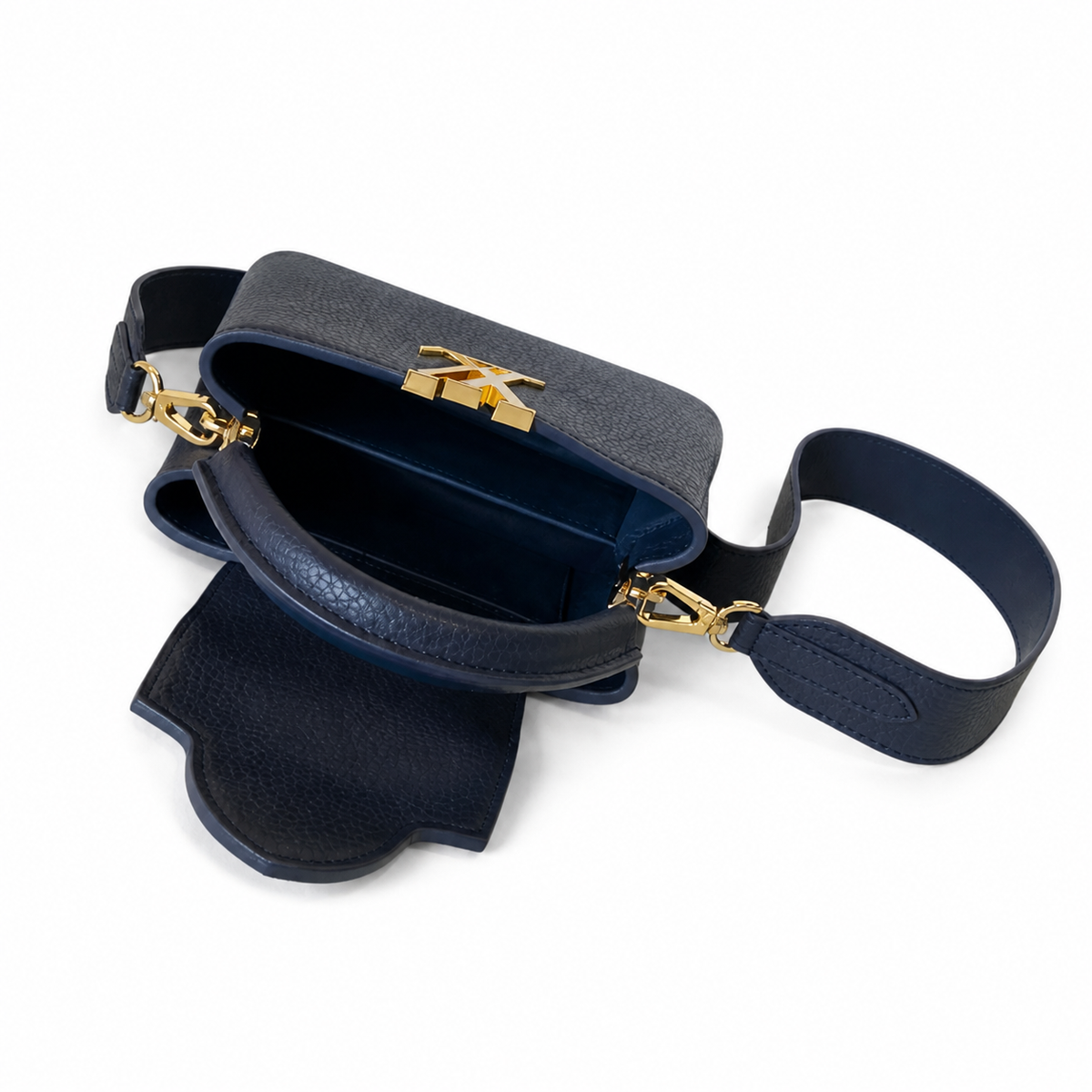 LV Style Premium Camera Crossbody Bag | 21×14×8cm | Luxury Designer Inspired Signature Mini Shoulder Bag