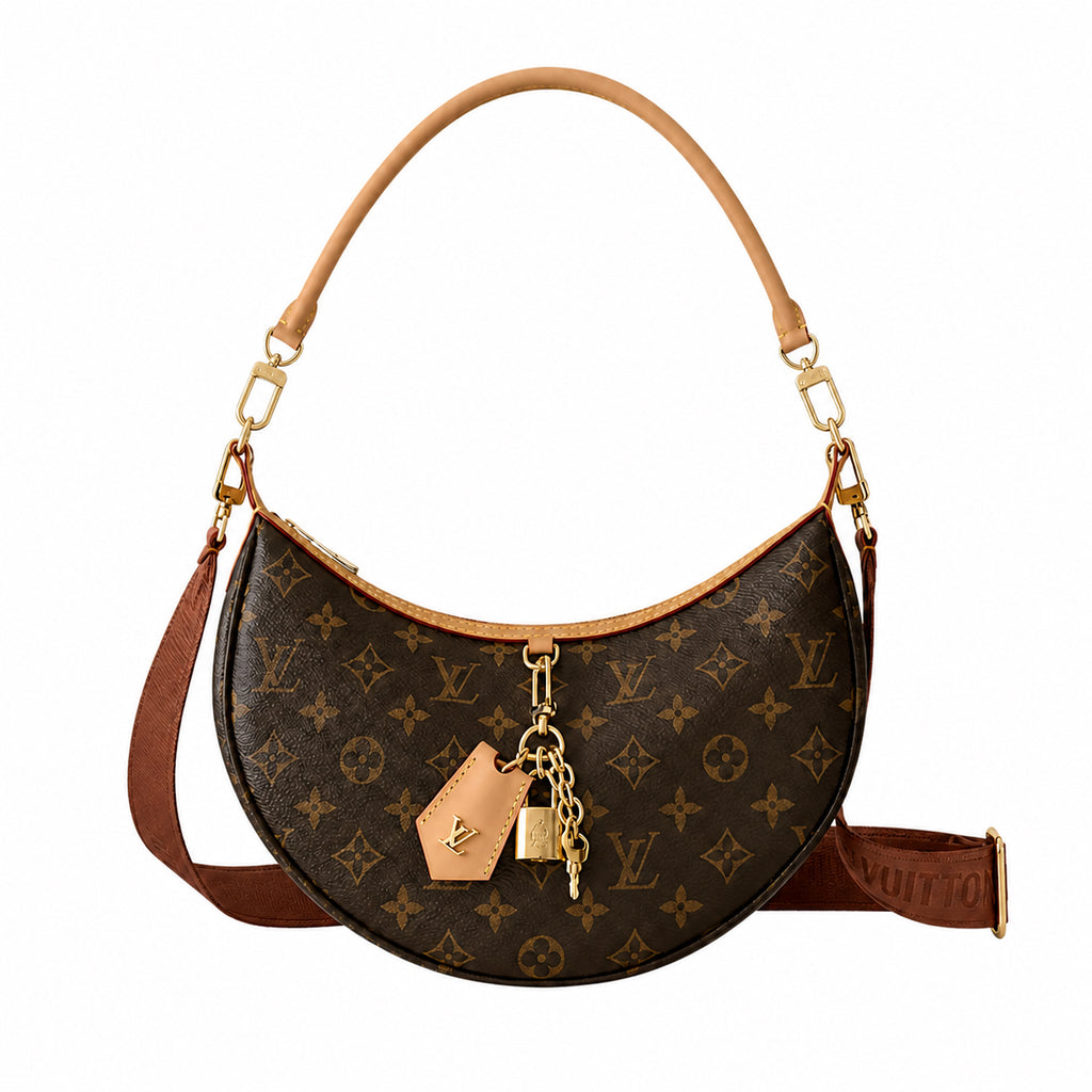 Louis Vuitton LV Monogram Slim Cylindrical Crossbody Bag | 22×9×33cm Luxury Handbag