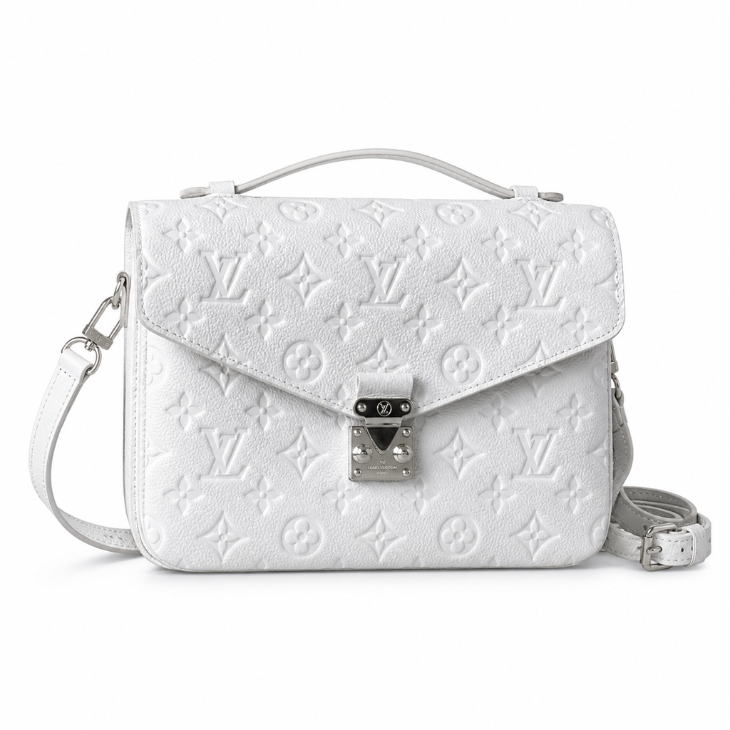 LV Métis Pochette Monogram Empreinte Silver Crossbody Bag
