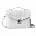 LV Métis Pochette Monogram Empreinte Silver Crossbody Bag