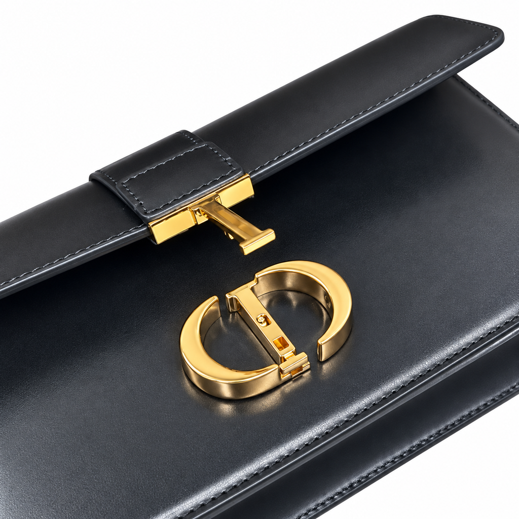 Dior Cannage Quilted Slim Flap Bag 25cm