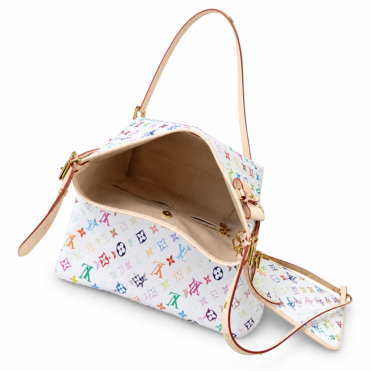Louis Vuitton Classic Tall Structured Shoulder Bag 24×12×29cm