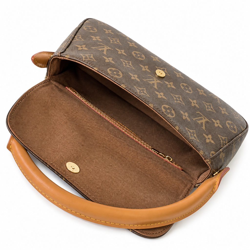Louis Vuitton Classic Structured Handbag 24×21×9cm