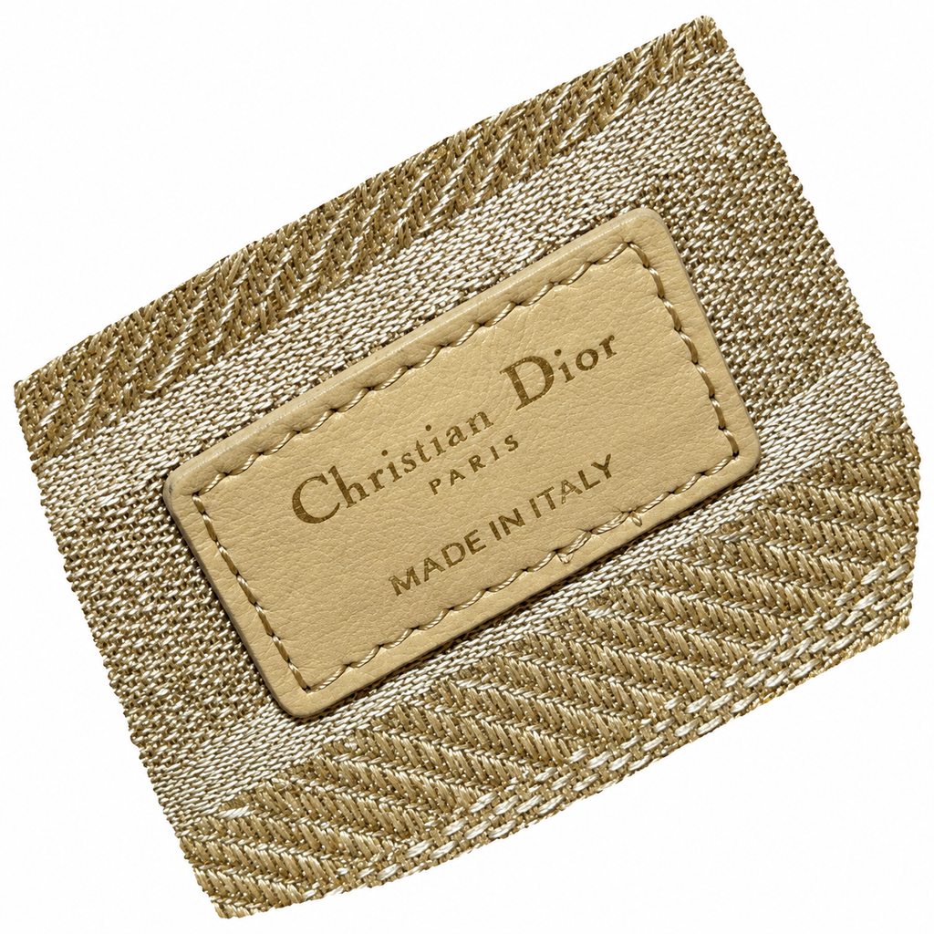 Dior Cannage Quilted Signature Flat Bag 26cm