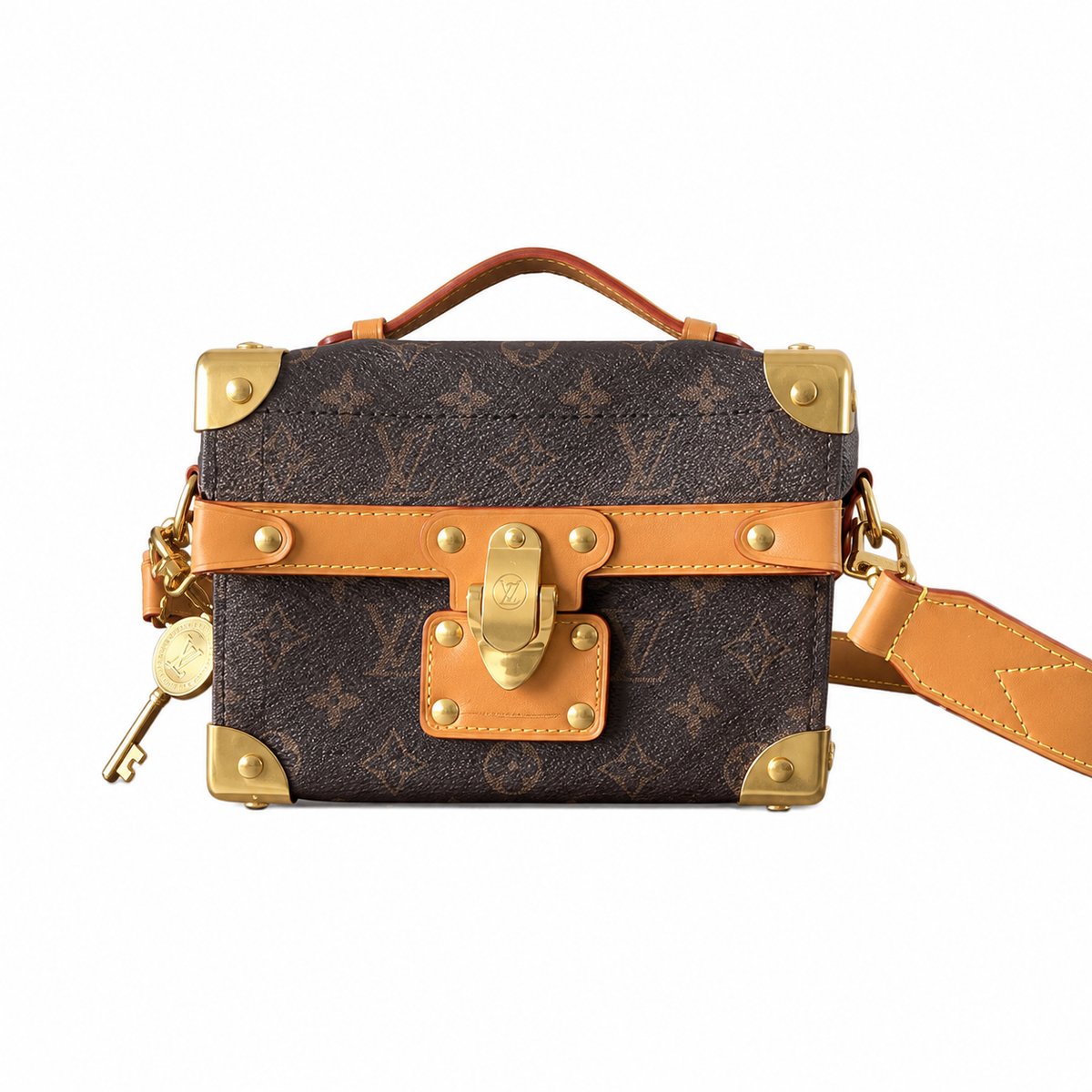Louis Vuitton Classic Refined Square Crossbody Bag 19x15x7cm