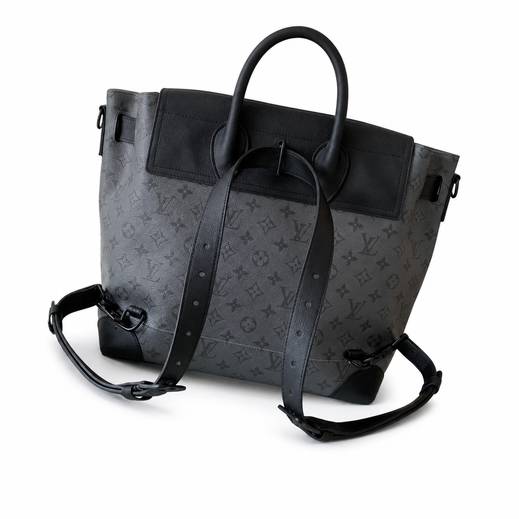 Louis Vuitton Classic Square Monogram Backpack 32x33x14cm
