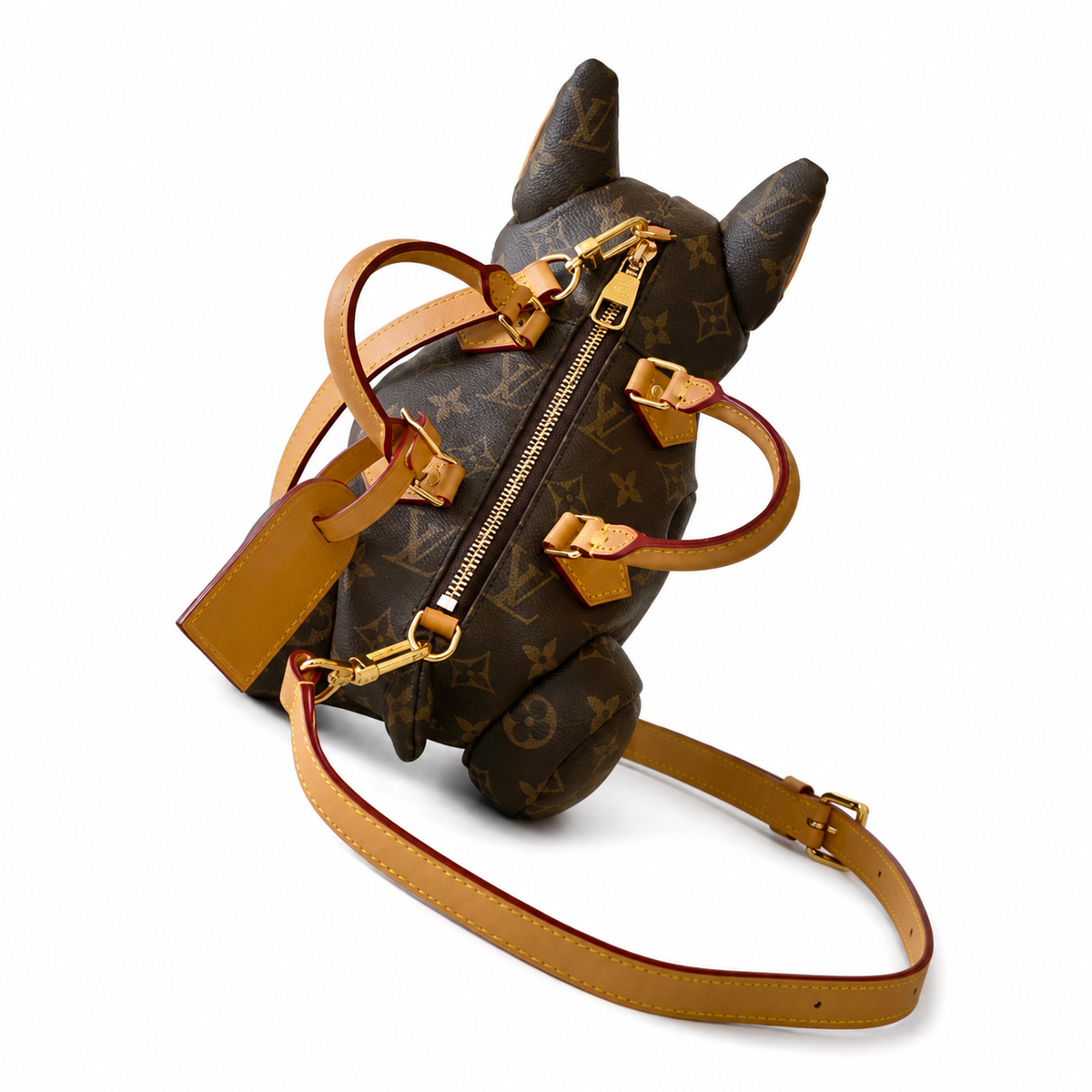 Louis Vuitton LV Monogram Structured Tote Bag | 18×28×19cm Luxury Handbag