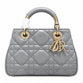 Dior Cannage Quilted Medium Shoulder Bag 24cm
