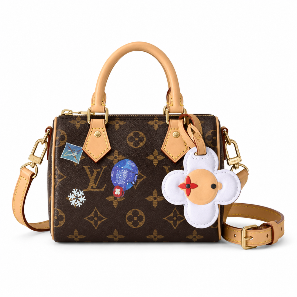 LV Style Nano Mini Crossbody Bag | 10×7.5×16cm | Luxury Designer Inspired Micro Shoulder Bag