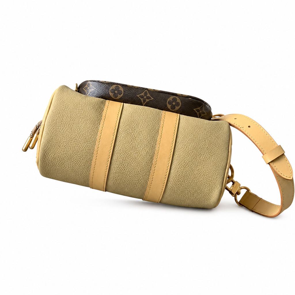 Louis Vuitton LV Monogram Vertical Crossbody Bucket Bag | 15×11×25cm Luxury Handbag