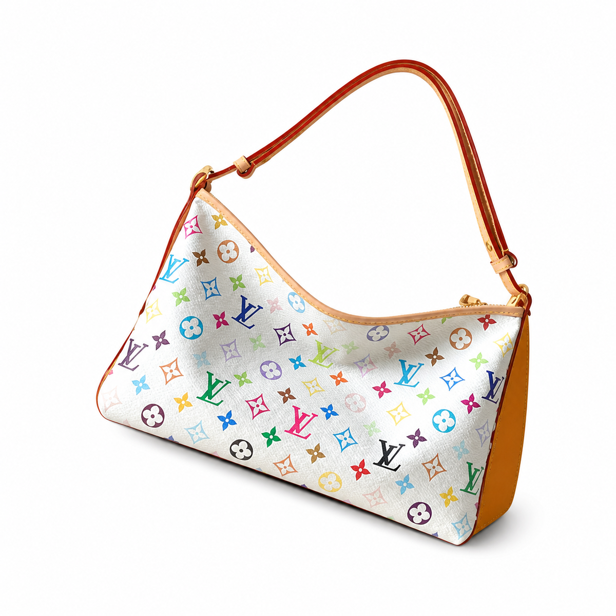 Louis Vuitton Classic Wide Structured Shoulder Bag 39×20×13cm