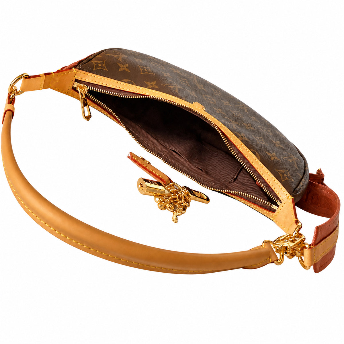 Louis Vuitton LV Monogram Slim Cylindrical Crossbody Bag | 22×9×33cm Luxury Handbag