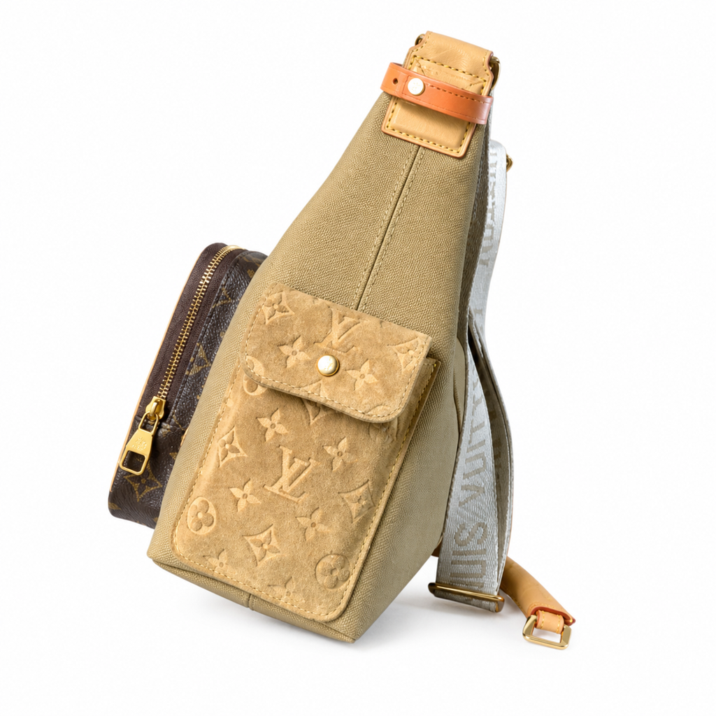 Louis Vuitton LV Monogram Square Crossbody Tote Bag | 30×31×10.8cm Luxury Handbag