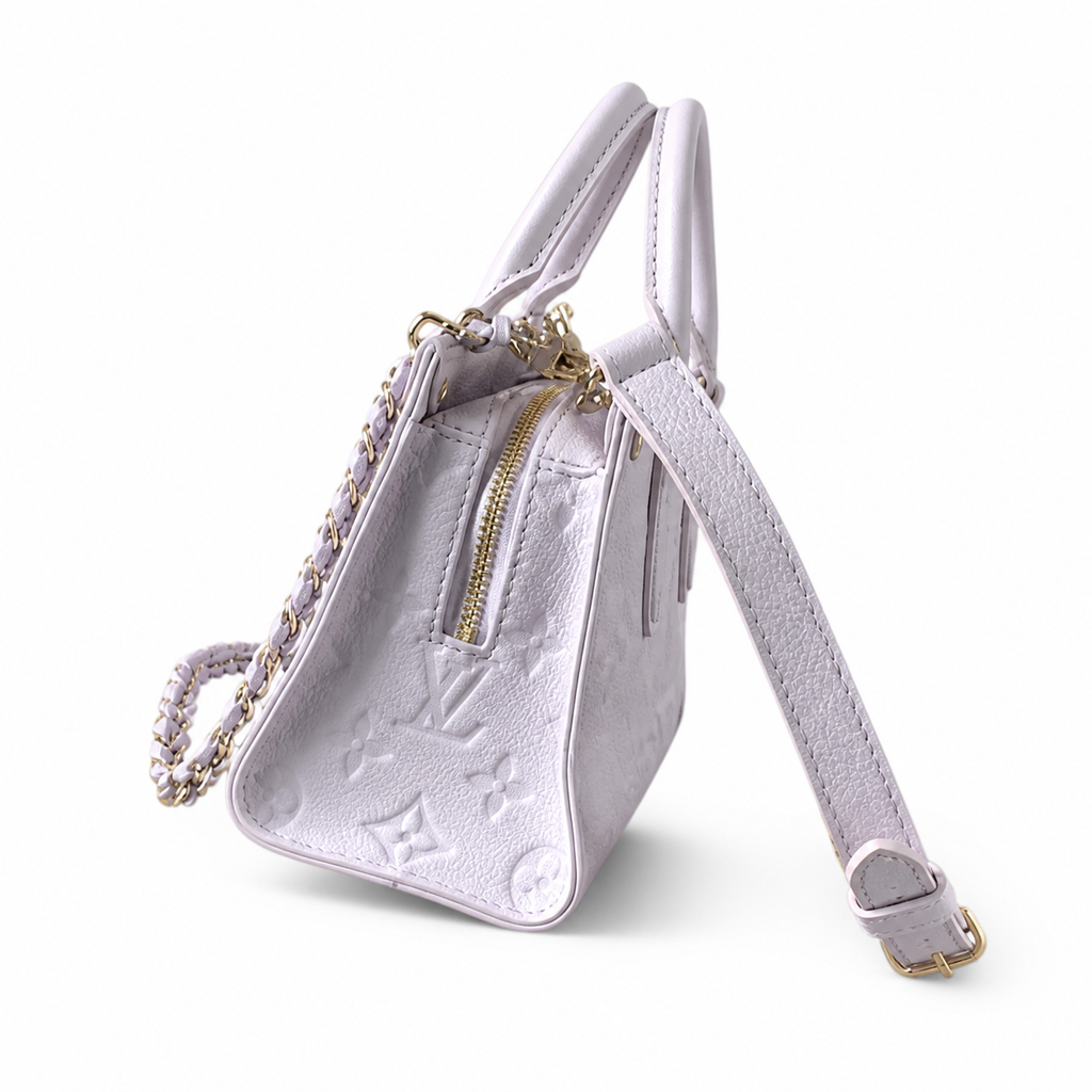 LV Style Crescent Crossbody Bag | 25×13×10cm | Luxury Designer Inspired Curved Flap Shoulder Bag