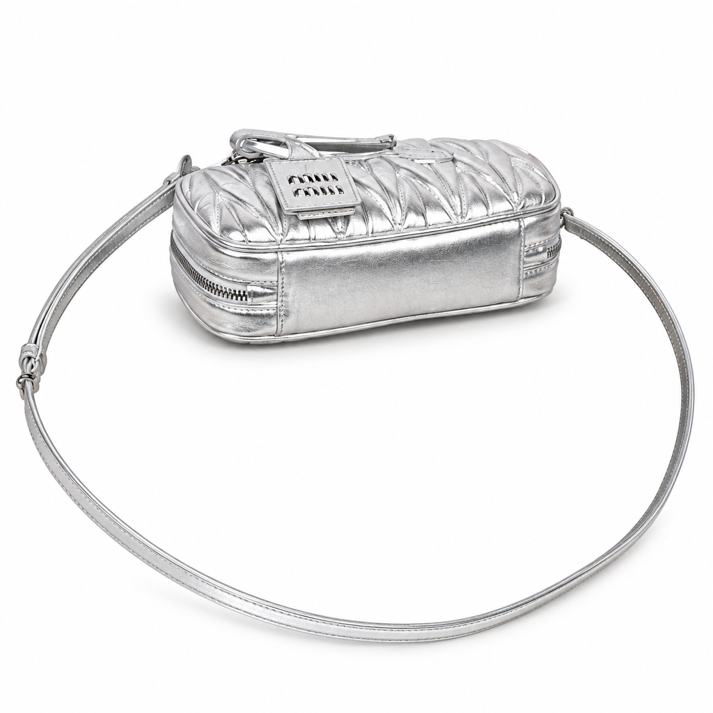 Miu Miu Mini Leather Shoulder Bag 19cm