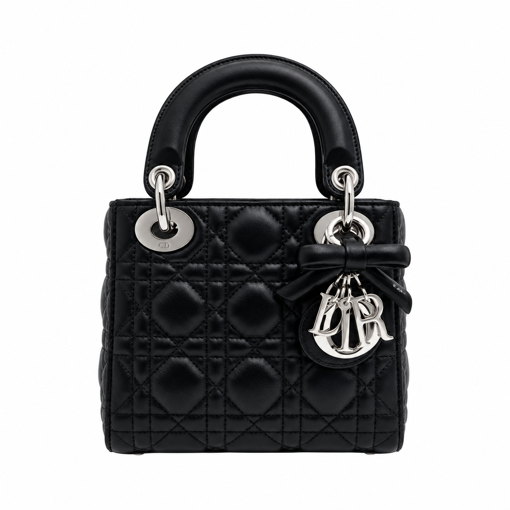 Dior Cannage Quilted Evening Flap Bag 17cm